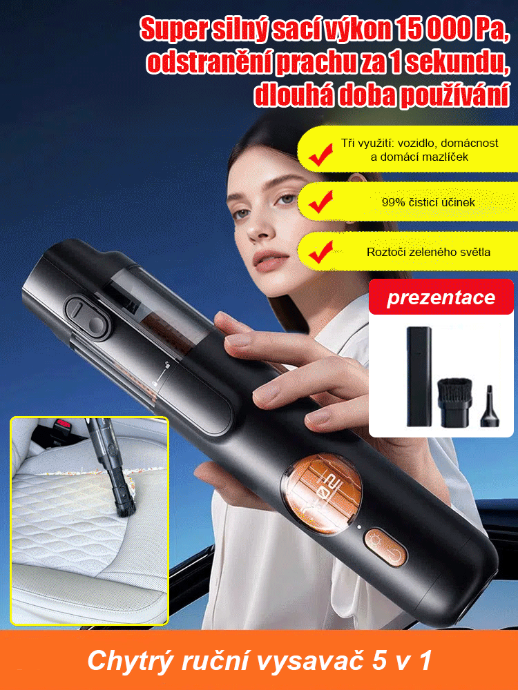 Pět v jednom inteligentní ruční vysavač